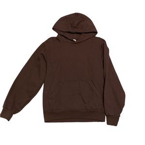 Los Angeles Apparel Brown Heavy Fleece hoodie. Size small
